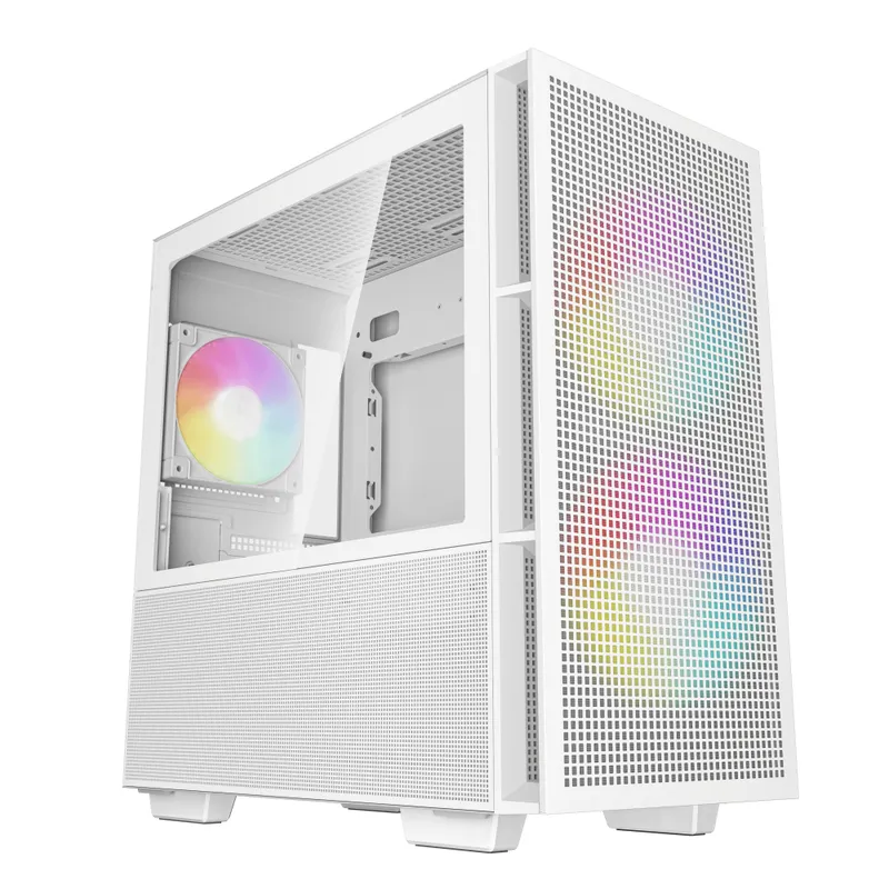 Caja Micro-atx Semitorre Deepcool Ch360 Argb CT 3V Blanca R-ch360-whape3-g-1