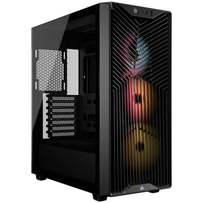 Caja ATX Semitorre Corsair 3200D RS Argb Cristal Templado Negra