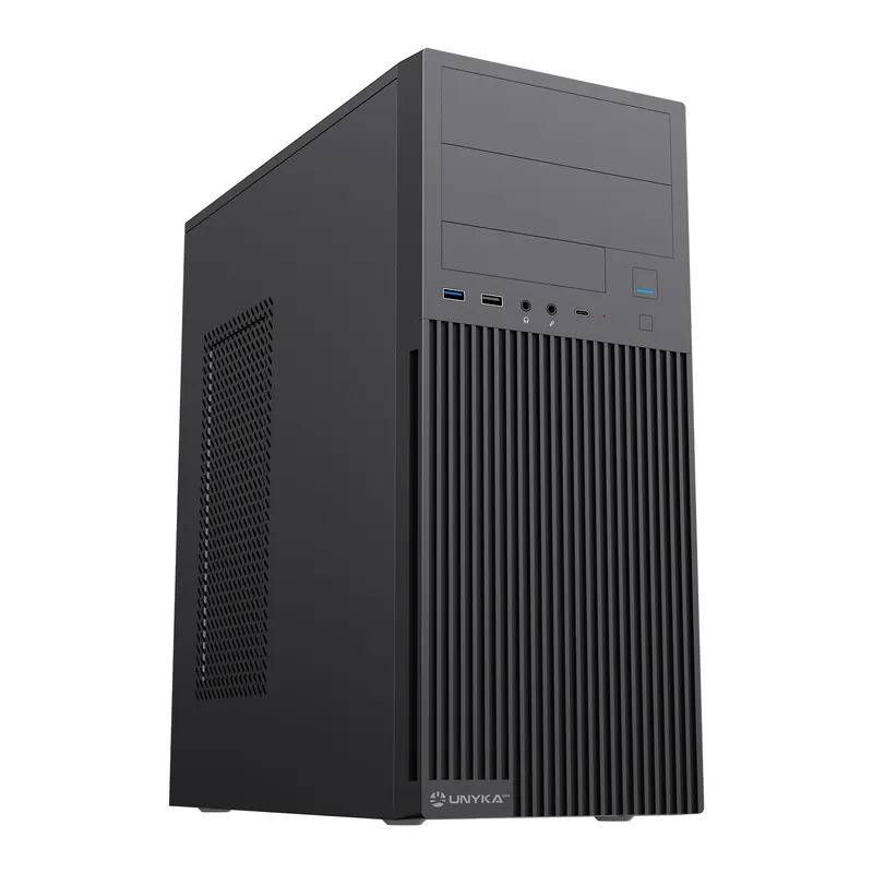 Caja ATX Unyka Aero C360 (fuente 500) Black Usbb2.0 Usb3.0 Usbc Uk52360
