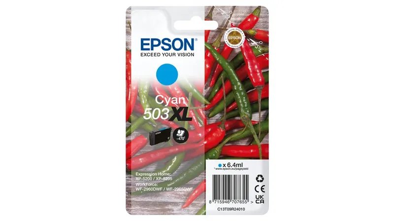 Tinta Epson 503XL ORI Magenta C13t09r34010