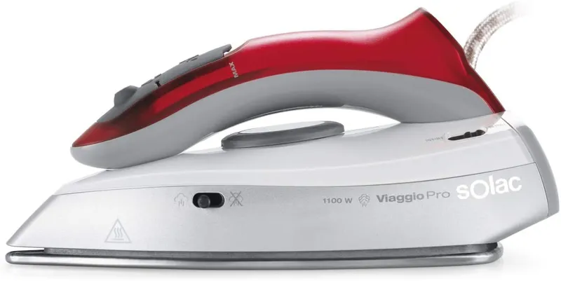 Pae Plancha Viaje Solac Pv1652 1100W Bitension 120240V Caudal DE Vapor Regulado
