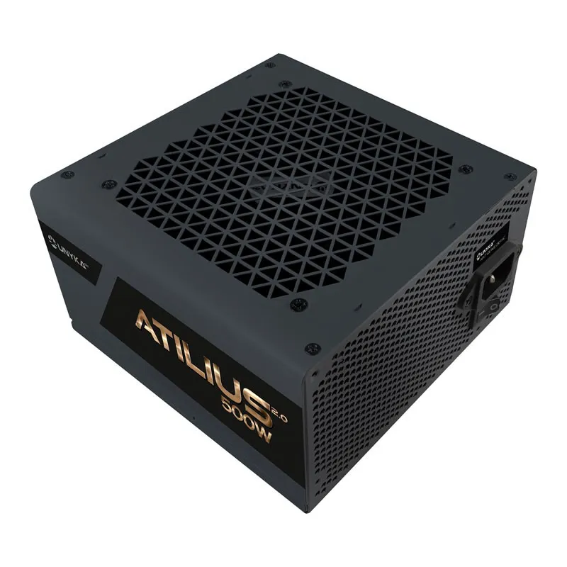 FUENTE ALIMENTACION ATX 500W UNYKA GAMING ATILIUS II 85% Eficiencia 120mm 212501