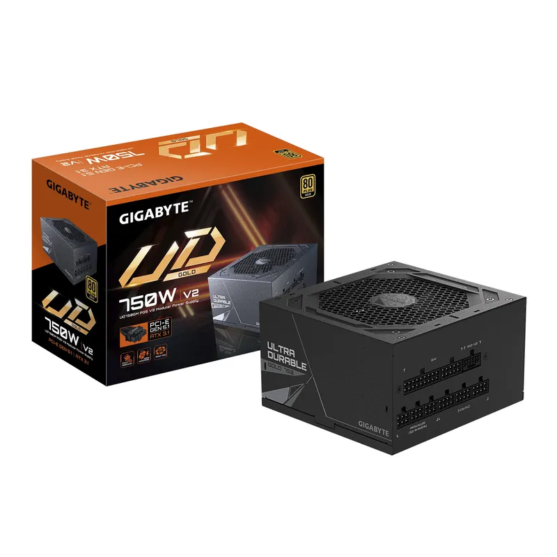 Fuente Alimentacion ATX 750W Gigabyte 80 Gold Modular ATX 3.1 Gp-ud750gm PG5 V2