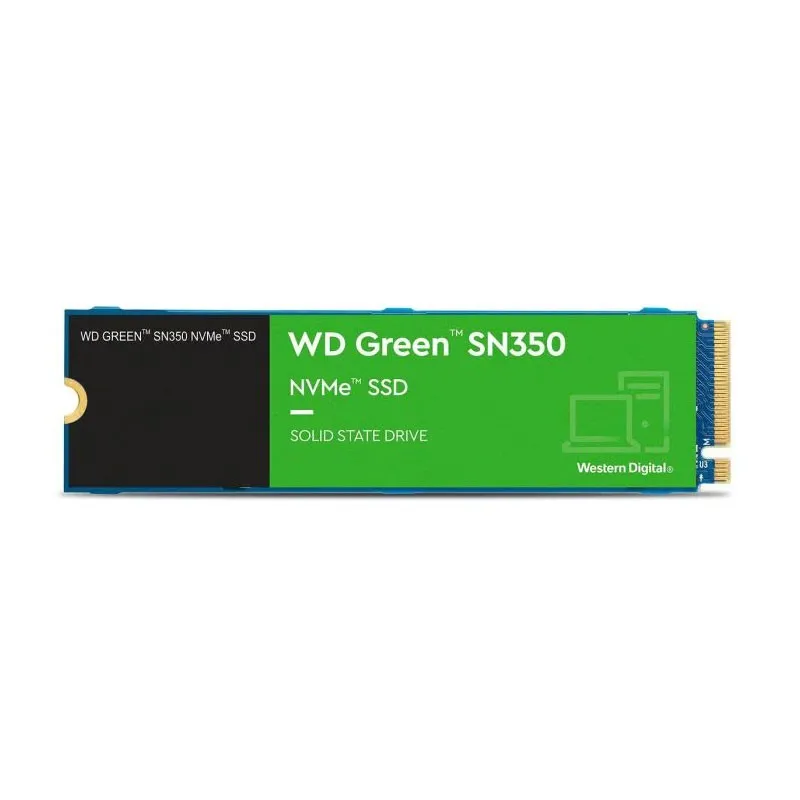 HD Disco Sólido SSD 500GB WESTERN DIGITAL GREEN PCIE GEN3 NVME M2 2280 SN350 WDS500G2G0C