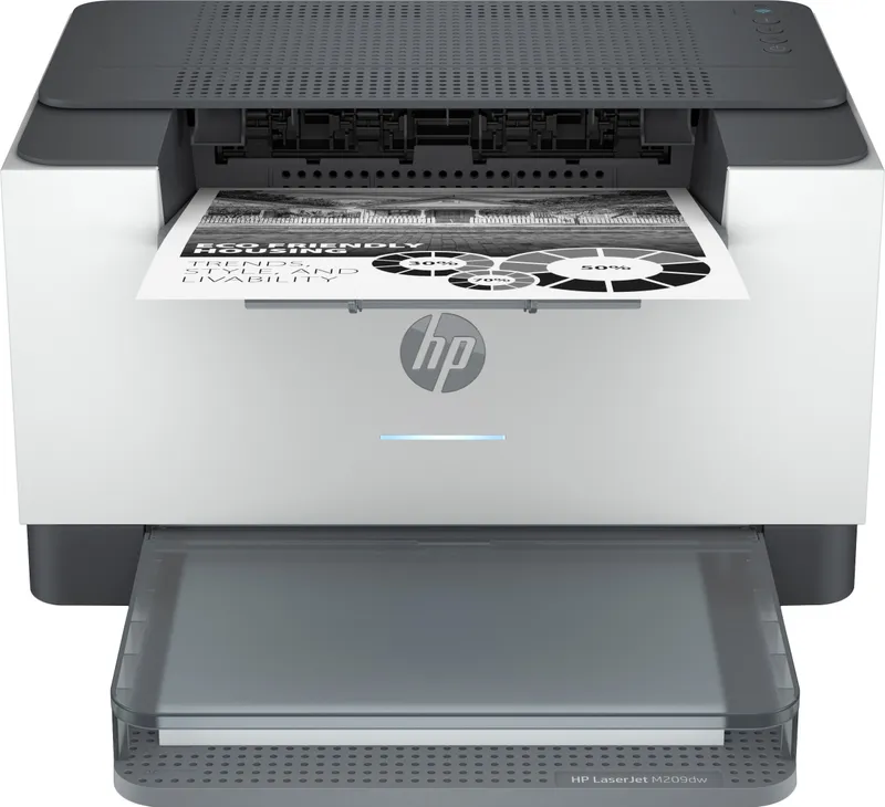 Impresora HP Laserjet Monocromo M209dw WIFI Duplex 6gw62f Blanca(135a)