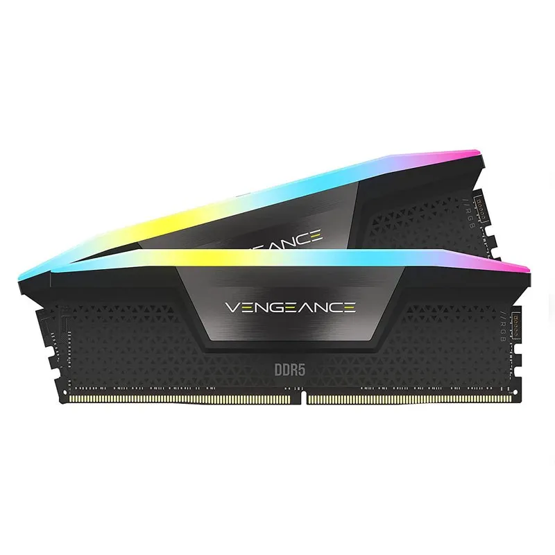 MEMORIA KIT DDR5 32GB(2x16GB) PC5-41600 5200MHZ CORSAIR VENGEANCE RGB BLACK