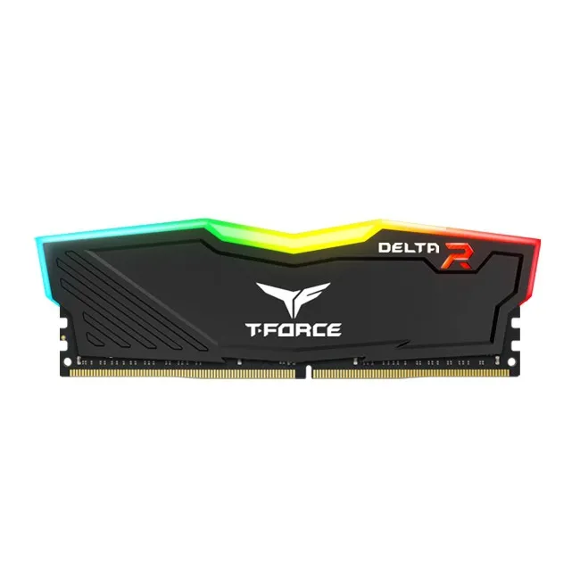 Memoria KIT DDR4 16GB (2x8gb) Pc4-25600 3200MHZ Teamgroup Delta RGB Negro