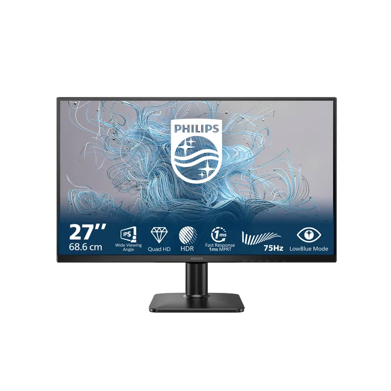 MONITOR 27 PHILIPS 27E2N1500 IPS QHD 75Hz HDMI DP NEGRO - foto 2