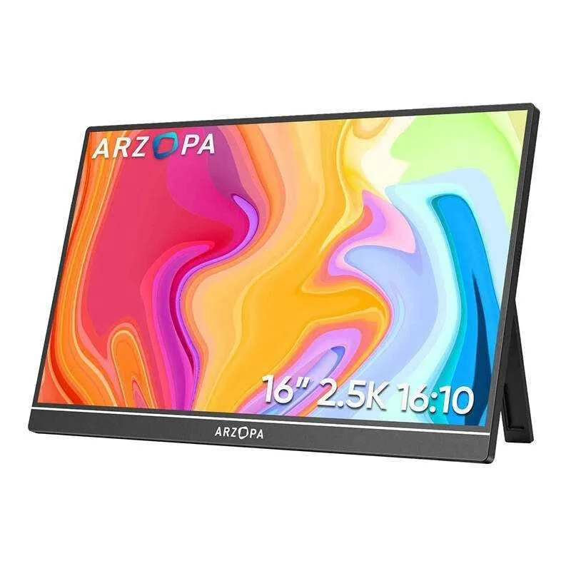 Monitor 16.0 Arzopa Portatil Z1rc IPS 2.5k 2560*1600 60HZ 2usb-c HDMI MM Black