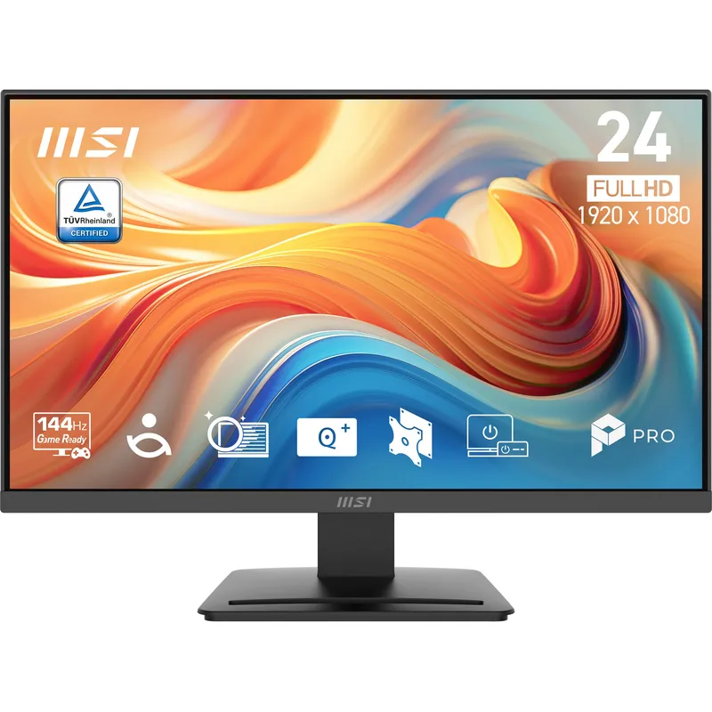 Monitor 23.8 MSI PRO Mp241 E14v FHD 1920x1080 144HZ HDMI DP Negro