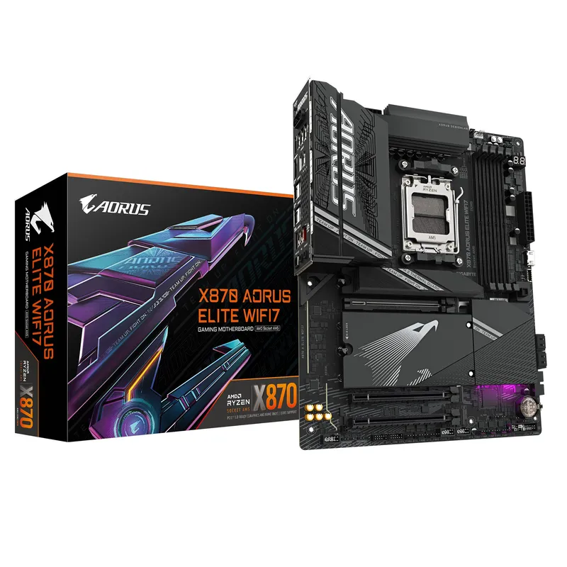 Pb AMD Sam5 Gigabyte X870 Aoruselite Wifi7 4drr5 HDMI Pcie5 4SATA 3M2 Usb3.2 ATX