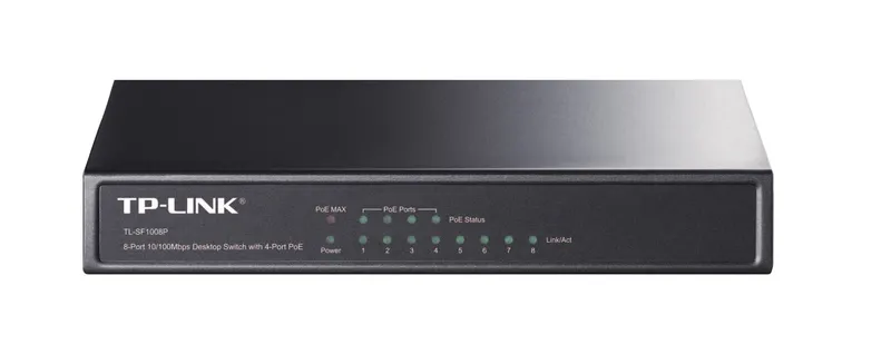 SWITCH TP-LINK 8P 10/100 4P PoE TL-SF1008P - foto 2