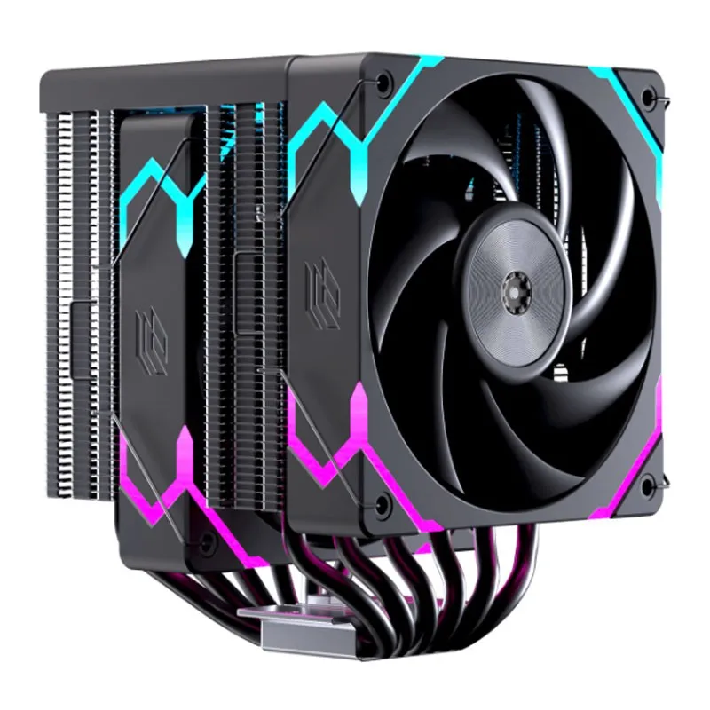 Refrigerador CPU Multizocalo Einarex Ventus V300 120MM RGB Ventilad Doble Negro