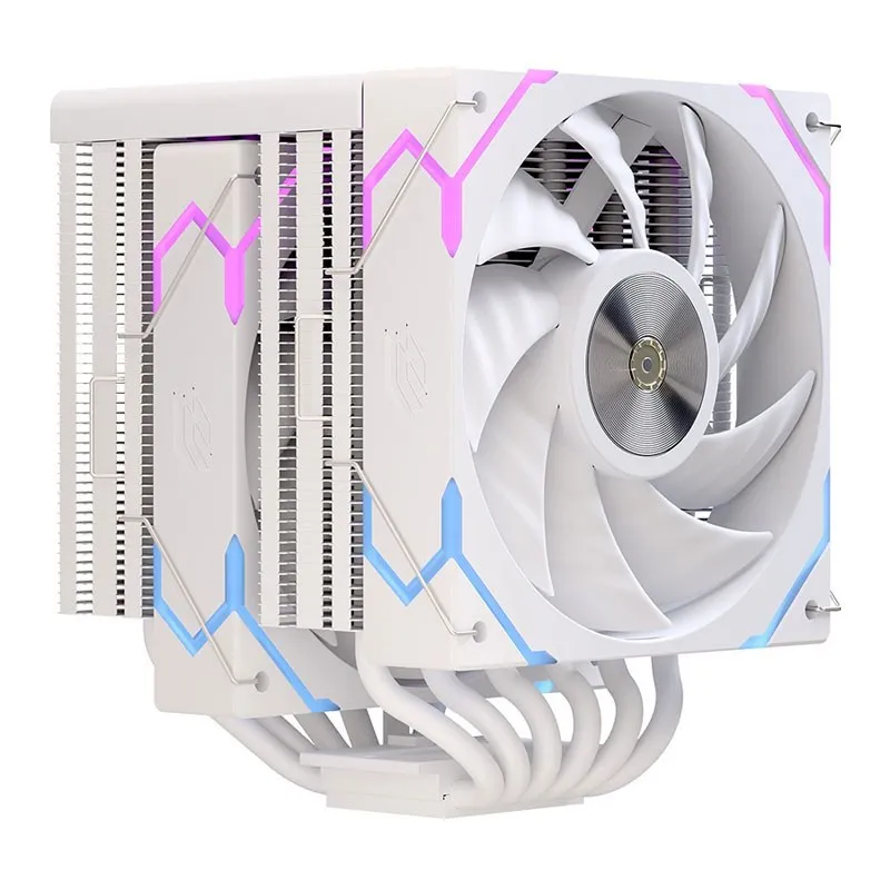 Refrigerador CPU Multizocalo Einarex Ventus V300 120MM RGB Ventilad Doble Blanco