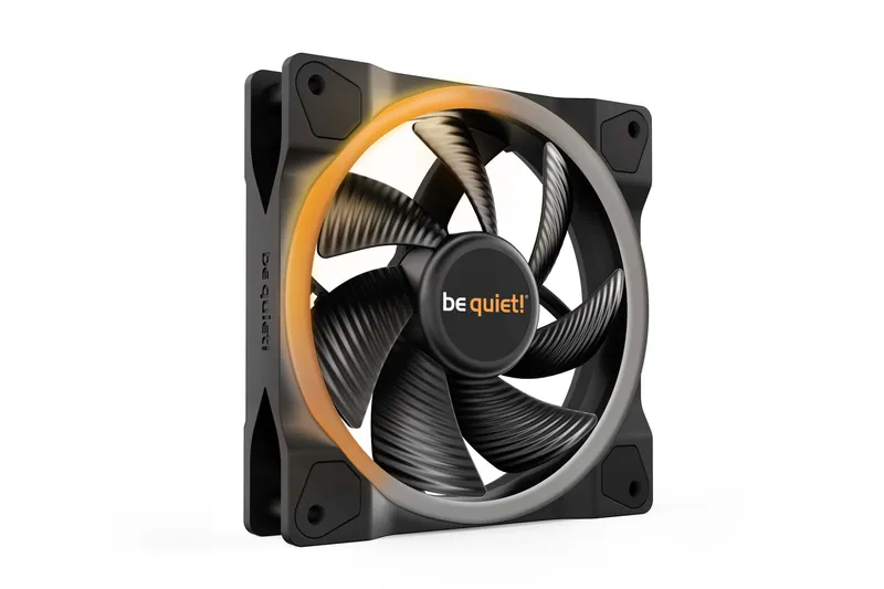 Ventilador Caja Adicional 12x12 BE Quiet Light Wings 120 Argb Black