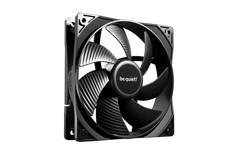Ventilador Caja Adicional 12x12 BE Quiet Pure Wings 3 Black