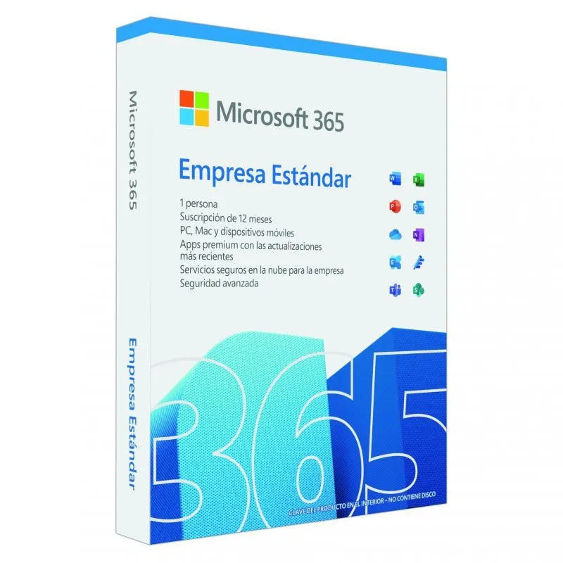 Microsoft OEM Microsoft 365 Empresa Estandar 1 Año 5 Pc/mac 2021 Caja Klq-00697
