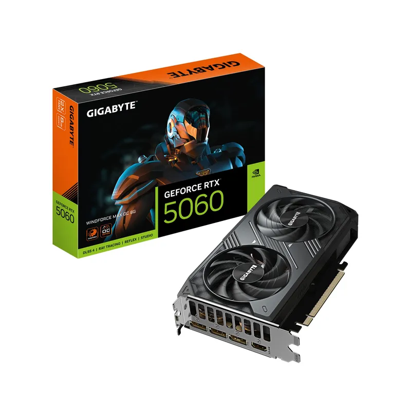 VGA Pci-ex Nvidia Gigabyte Rtx5060 Windforce MAX OC 8G Gddr7 PCIE HDMI DP 2VEN