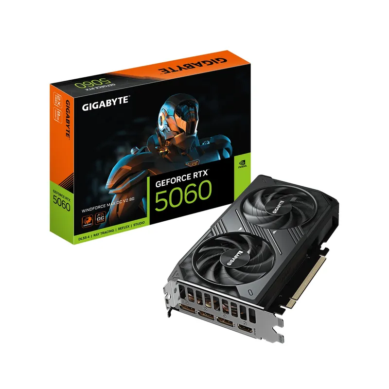 VGA Pci-ex Nvidia Gigabyte Rtx5060 Windforce MAX OC 8G Gddr7 PCIE HDMI DP 2VEN