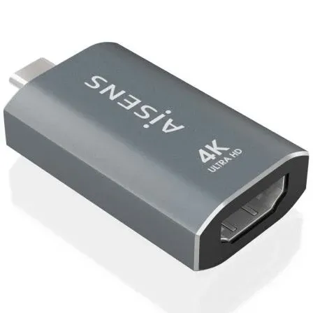 Adaptador Conversor Aluminio Usb-c M-hdmi H 4k60hz Gris Aisens A109-0862