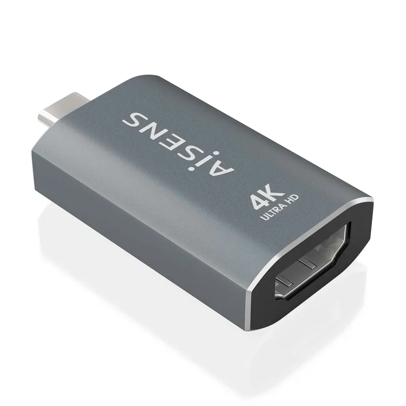 Adaptador Conversor Aluminio Usb-c M-hdmi H 4k60hz Gris Aisens A109-0862 - foto 2