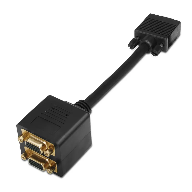 Cable Bifurcador Svga(3c+9) Hdb15m-2xhdb15h ORO 20 CM Aisens A113-0080 - foto 2