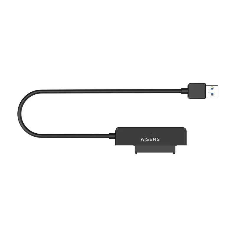 Adaptador SATA A Usb-a USB 3.0 Usb3.1 Gen1 Discos 2.5 Negro Aisens Ase-25a03b - foto 2