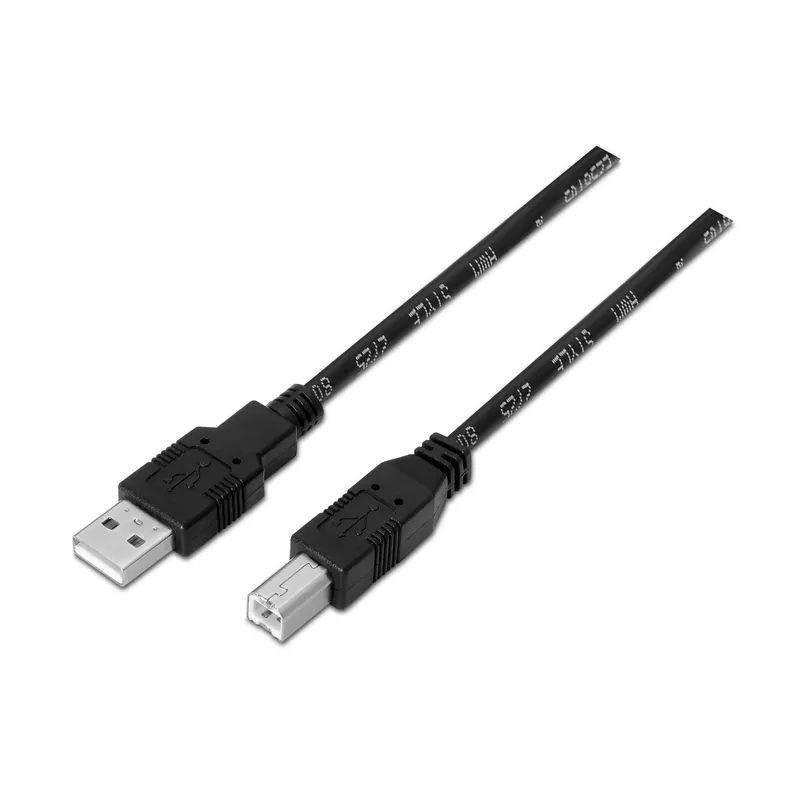 Cable USB 2.0 Impresora Tipo Am-bm Negro 4.5m Aisens A101-0008 - foto 2