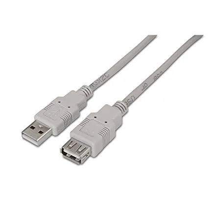 Cable USB 2.0 Tipo Am-ah Beige 1.8m Aisens A101-0013 - foto 2
