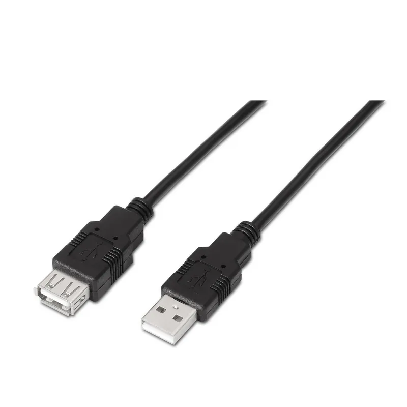 Cable USB 2.0 Tipo Am-ah Negro 1.0m Aisens A101-0015 - foto 2