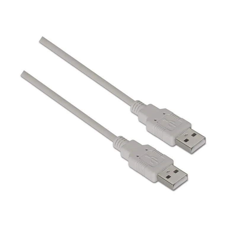 Cable USB 2.0 Tipo Am-am Beige 2.0m Aisens A101-0022