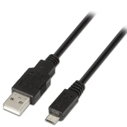 Cable USB 2.0 Tipo Am-micro BM Negro 3.0m Aisens A101-0029