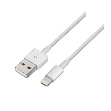Cable Lightning A USB 2.0 Lightning M-usb AM Blanco 2.0m Aisens A102-0036
