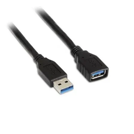 Cable USB 3.0 Tipo Am-ah Negro 2.0m Aisens A105-0042