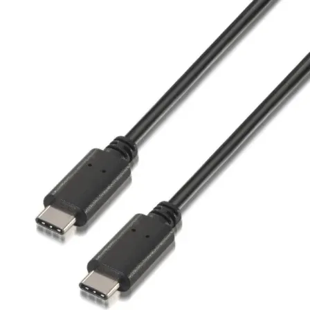 Cable USB 2.0 3A Tipo Usb-cm-usb-cm Negro 0.5m Aisens A107-0055