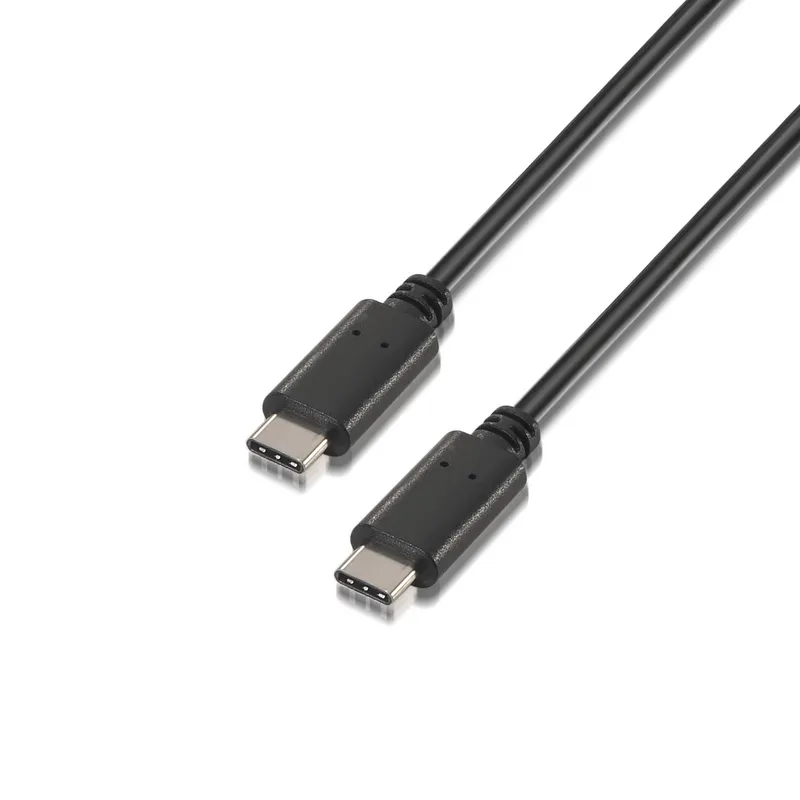 Cable USB 2.0 3A Tipo Usb-cm-usb-cm Negro 0.5m Aisens A107-0055 - foto 2