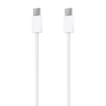 Cable USB 2.0 3A 60W Apple Tipo Usb-cm-usb-cm Blanco 2.0m Aisens A107-0856