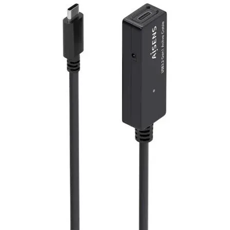 CABLE USB 3.2 Gen1x1 CON AMPLIFICADOR USB-CM-CH NEGRO 5.0M AISENS A107-0869