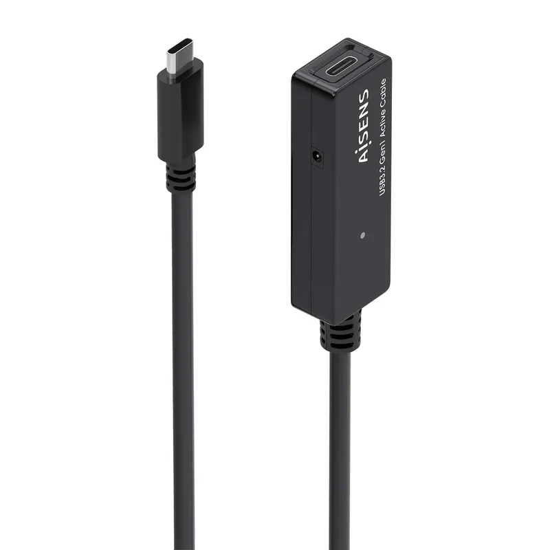 CABLE USB 3.2 Gen1x1 CON AMPLIFICADOR USB-CM-CH NEGRO 5.0M AISENS A107-0869 - foto 2