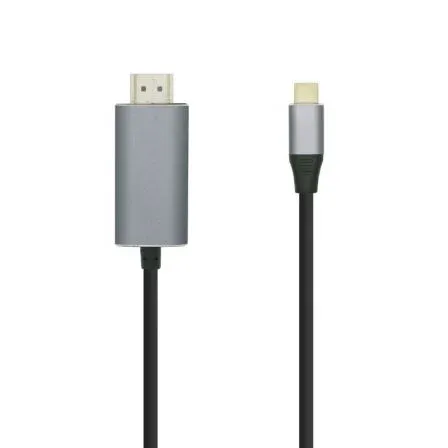 Cable Conversor Usb-c Macho A HDMI 4K 60HZ Macho Negro 1.8m Aisens A109-0393