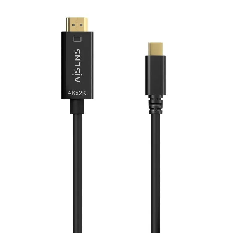 Cable Conversor Usb-c A HDMI 4k30hz Usb-c M-hdmi M Negro 1.8m Aisens A109-0624 - foto 2