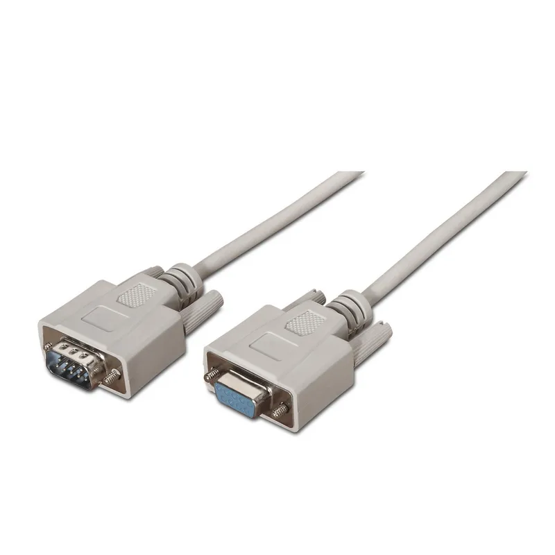 Cable Serie Rs232 Db9m-db9h Beige 1.8m Aisens A112-0065 - foto 2