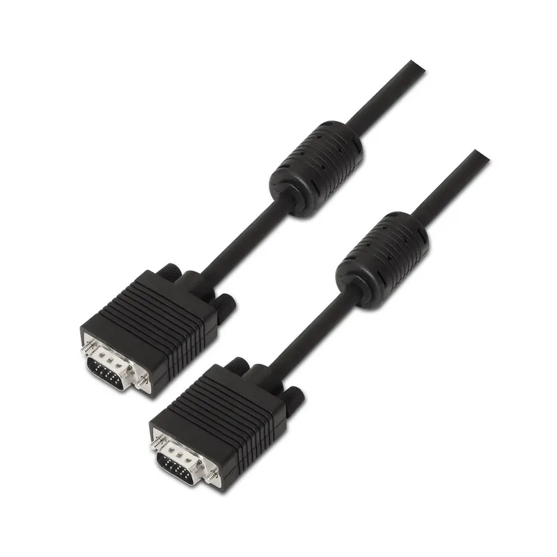 Cable Svga Ferrita Hdb15m-hdb15m Negro 1.8m Aisens A113-0071 - foto 2