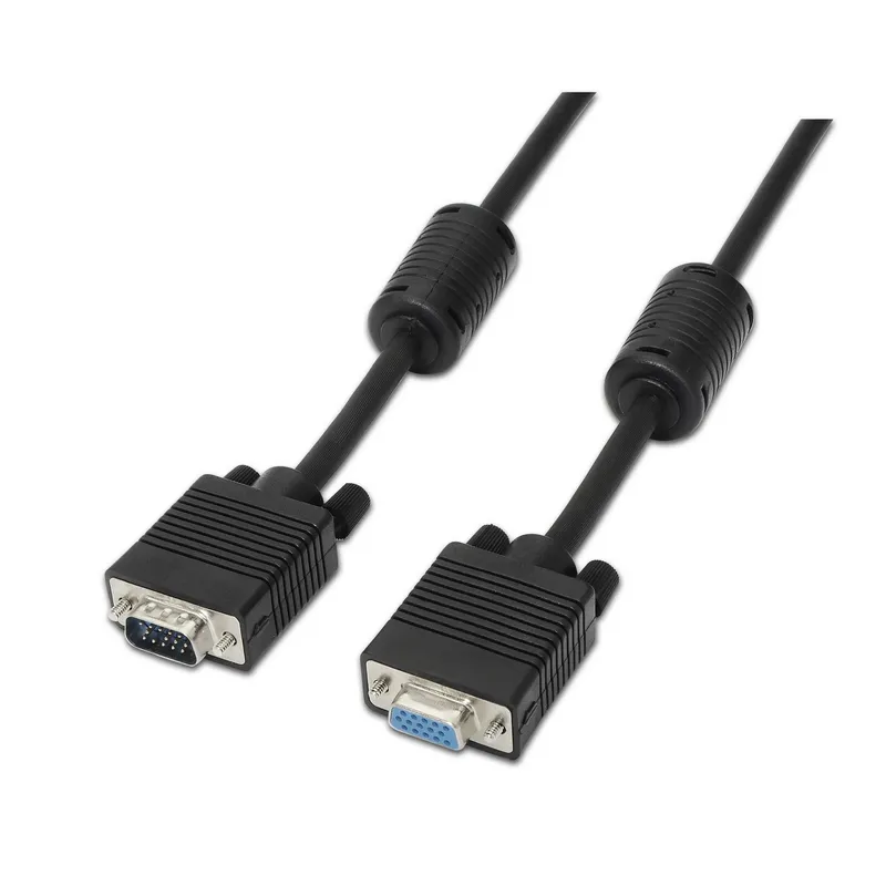 Cable Svga Ferrita Hdb15m-hdb15h Negro 1.8m Aisens A113-0078 - foto 2
