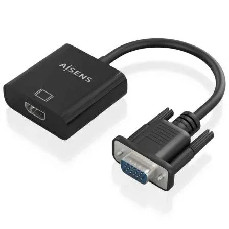 CONVERSOR SVGA+AUDIO A HDMI VGAM+JACKH+MicroBH-HDMI H NEGRO20CM AISENS A115-0873