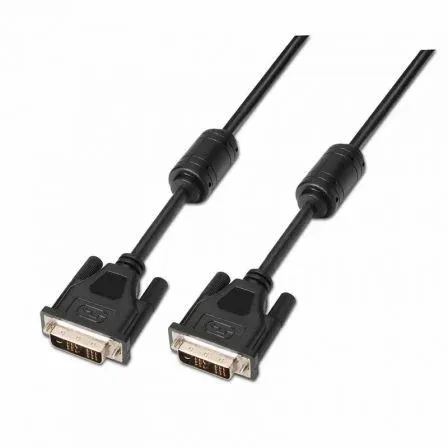 Cable DVI Single Link 18+1 CON Ferrita M-M Negro 1.8m Aisens A117-0086