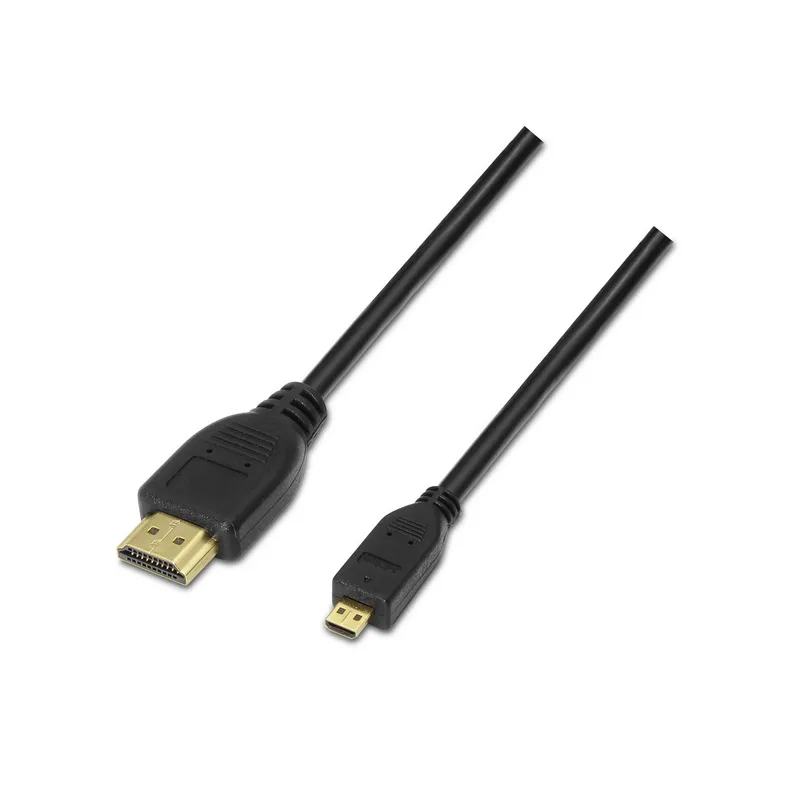 Cable Micro HDMI Alta Velocidad HEC Am-dm Negro 1.8m Aisens A119-0117 - foto 2