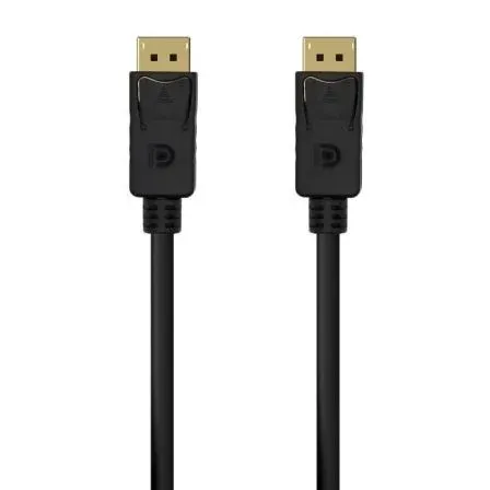 Cable Displayport V1.2 4k60hz Dpm-dpm Negro 1.5m Aisens A124-0549
