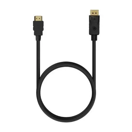 Cable Conversor Aisens A125-0551/ DisplayPort Macho - HDMI Macho/ Hasta 5W/ 2300Mbps/ 1.5m/ Negro - foto 3