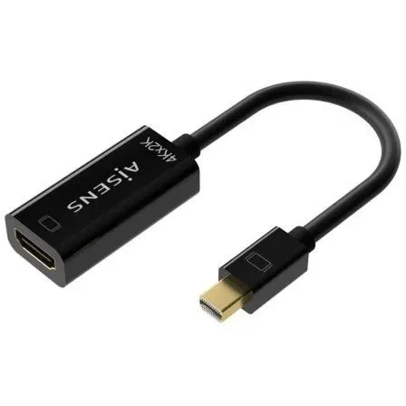 Conversor Mini DP V1.2 A HDMI V1.4 4K Mdpm-hdmi AH Negro 15CM Aisens A125-0643